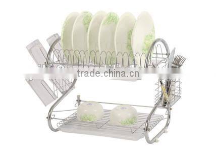 2016 most Popular Kitchenware Dish drainer with removable cup holder and utensil Holder