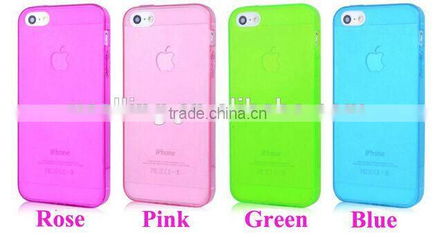 Shockproof and anti scratch TPU plastic Case With Color Avaliable For Apple iPhone&Samsung