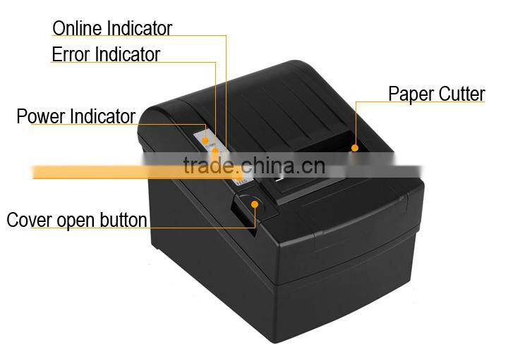 POS 80mm Thermal Receipt Printer Serial/USB/Ethernet/WIFI Driver Price ITPP011