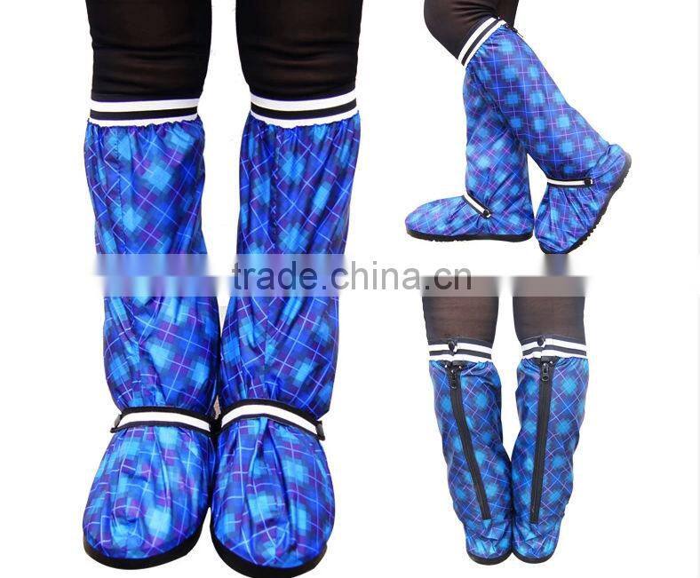 anti-skidding wateproof 190T oxford fabric shoes TPR