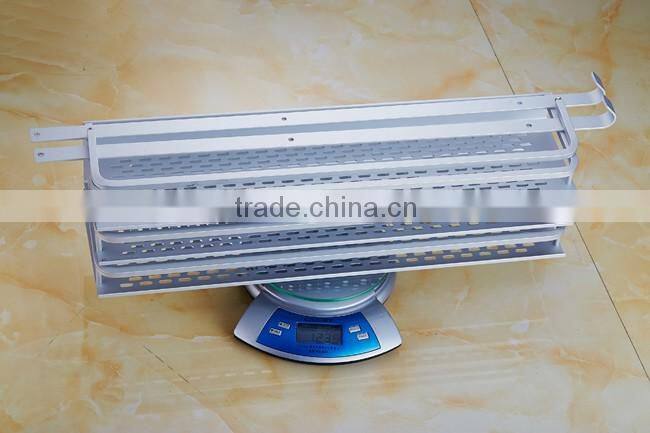 hot sale 3-tier Storage Holders Aluminum Wall Bathroom Rack/paper towel holder 12cm-wide