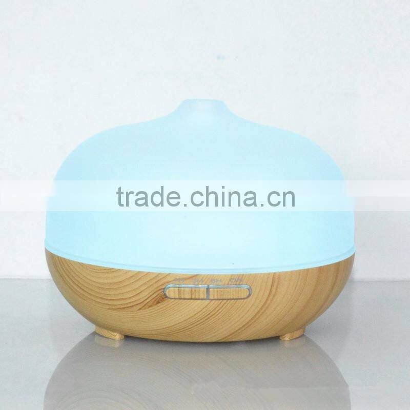 300ml wood pattern cool mist humidifier electric aroma diffuser for salon