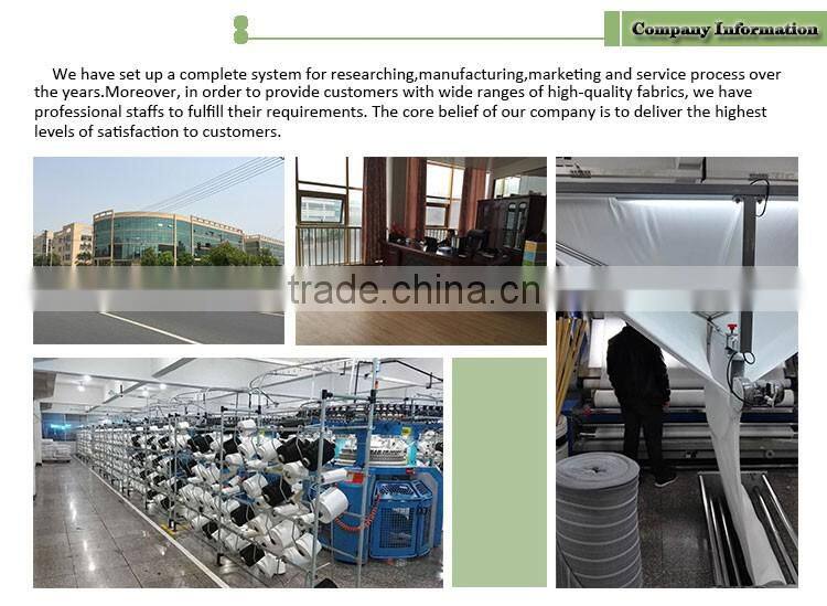 Shaoxing high quality interlock yarn dyed stretch 100 polyester knit fabric