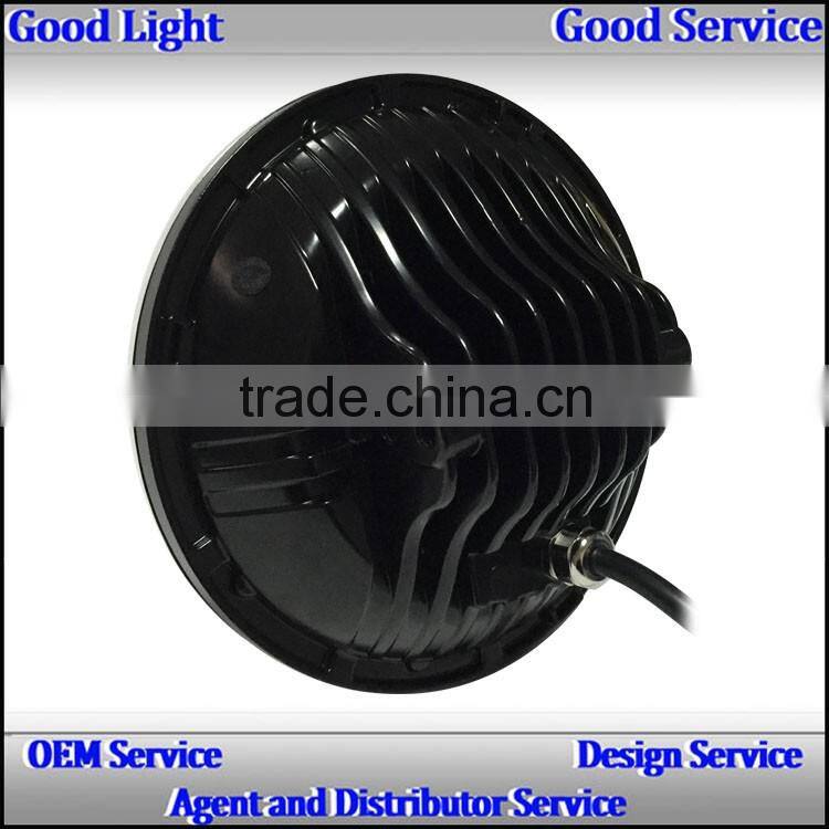 NEW PRODUCE!ovovs 7inch 75w led driving light, J-eep Wrangler Led Headlight with DRL