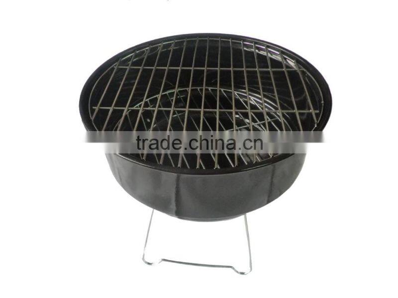 High quality outdoor round backpack bbq grill