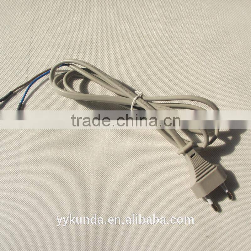 NF Approval cord sets for home appliance France 2 pins
