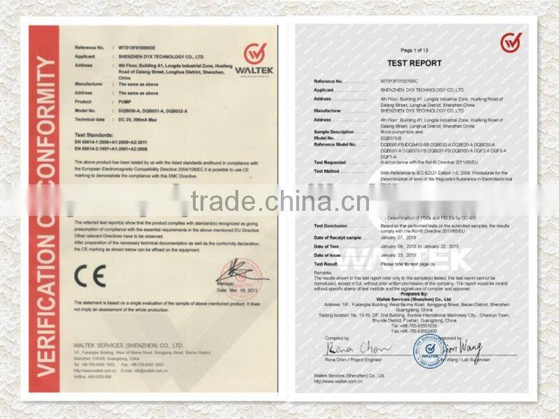 Air exhaust valve DQF1-6A(6V/9V/12V)