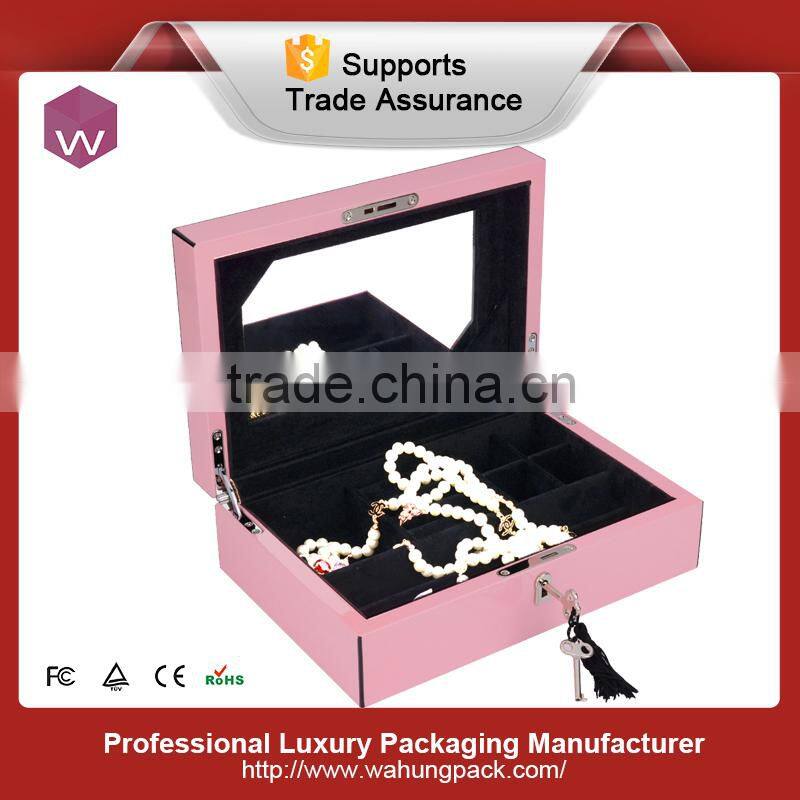 Handmade Wood Window Jewelry Box/ Rectangle Jewelry Ring/Earring Box Wholesale