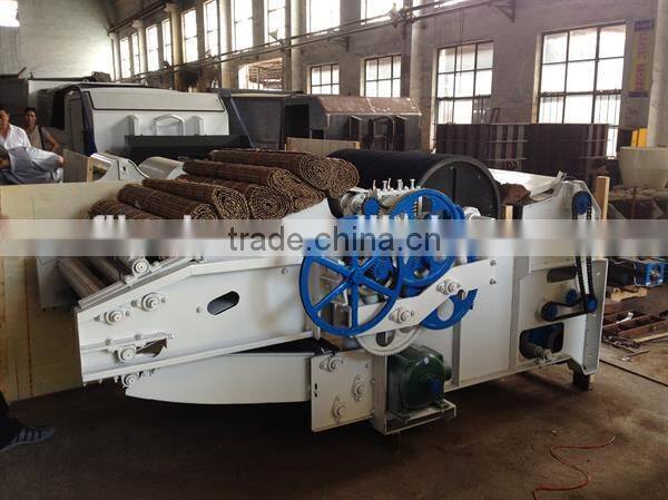 Used cloth opening machine