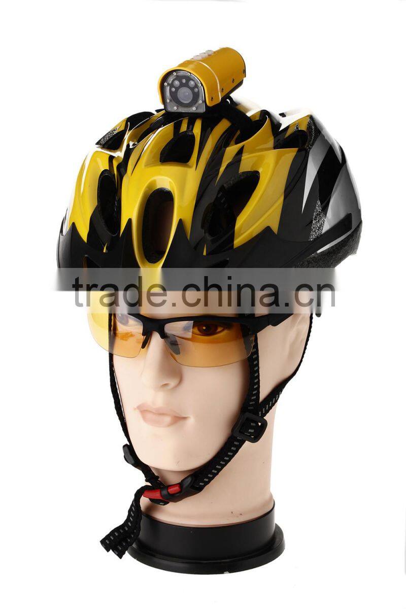HD 1080p helmet sport action camera for cycling ,skate boarding ,hiking ,skydiving