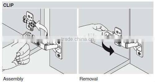 Soft-Close 110 degree Cabinet Hinge, Pack of 2