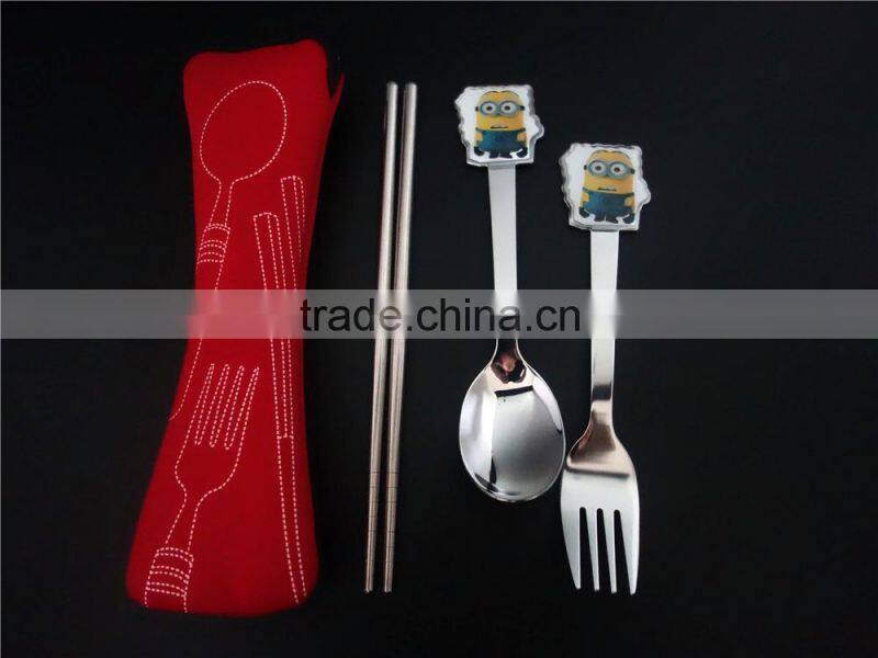 Exquisite design with high quality cutlery set for children