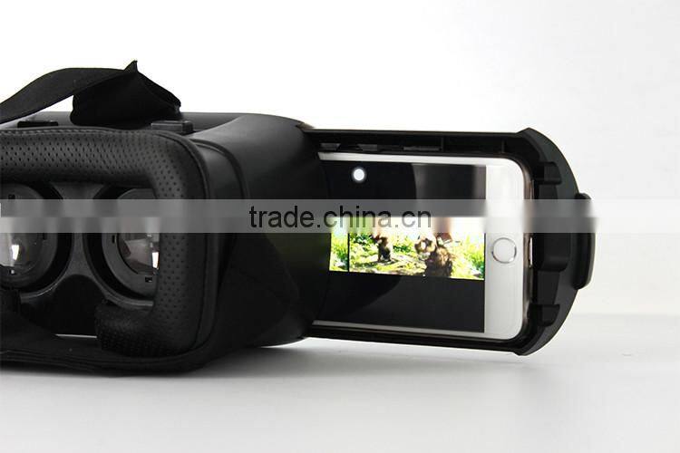 OEM Virtual Reality VR BOX 2.0 3D VR Glasses with remote control for Gaming Video