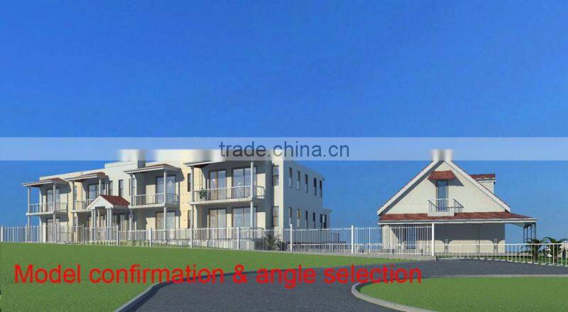 Architectural 3D renderings for real estate developer