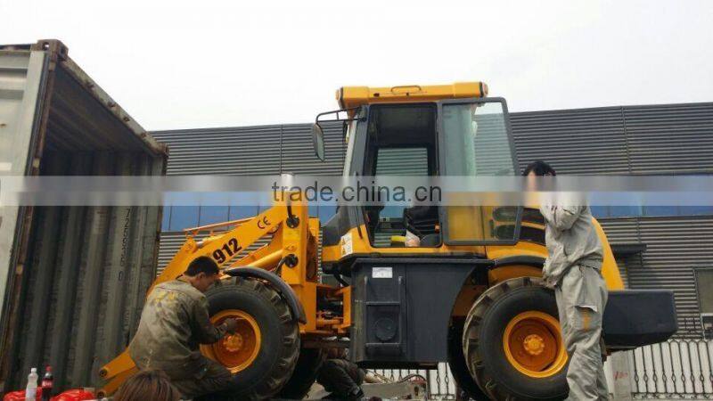 small 1.2 ton hydraulic mini wheel loader
