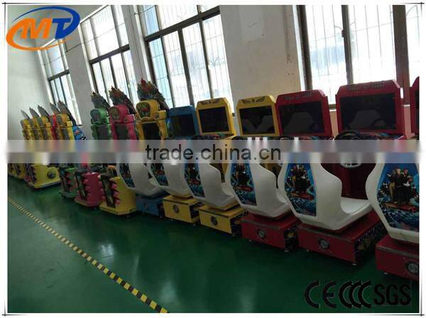Amusement arcade car game kids racing car simulator