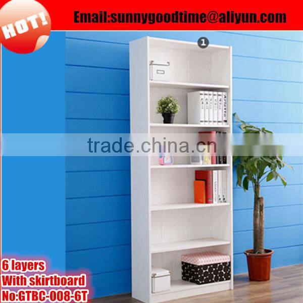 Wooden office book shelf with doors