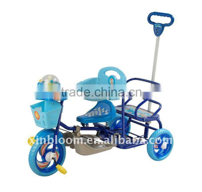 orange baby tricycle