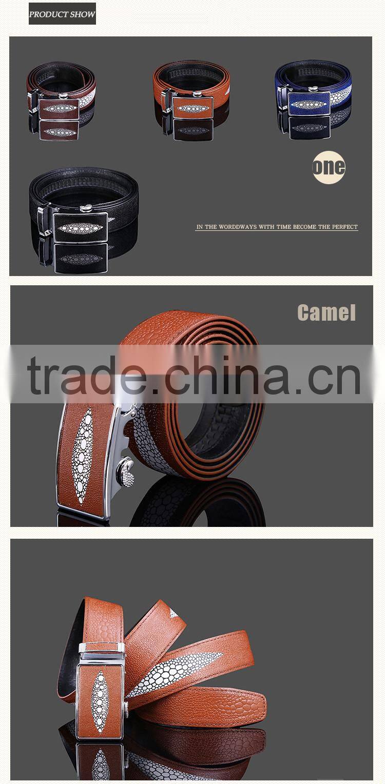 Wholsale Price Luxury Cowhide Leather Waist Belt For men