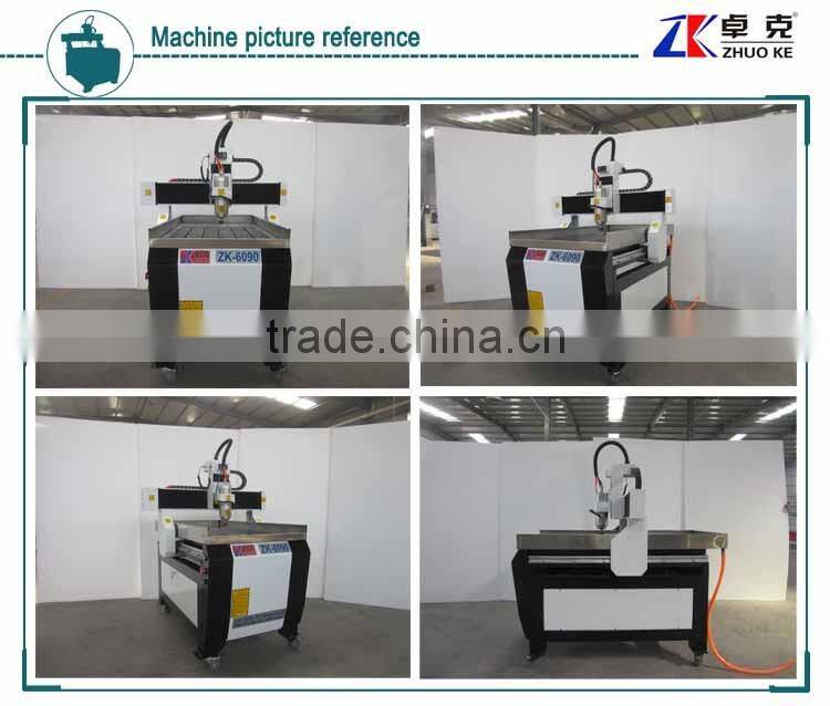 China small woodworking cnc router for MDF / wood frame ZK-6090 600*900mm