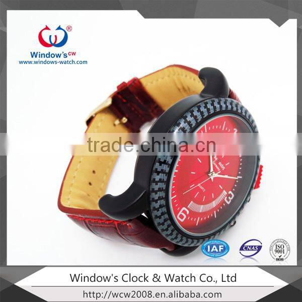 NEW vogue watch for men stainless steel genuine leather watches men Classic large wrist man watch