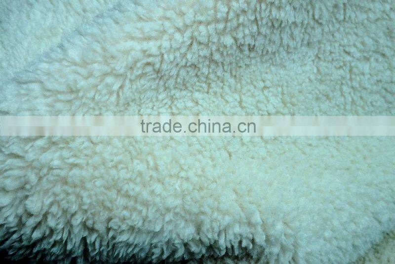 deep pile fleece fabric for leisure jacket
