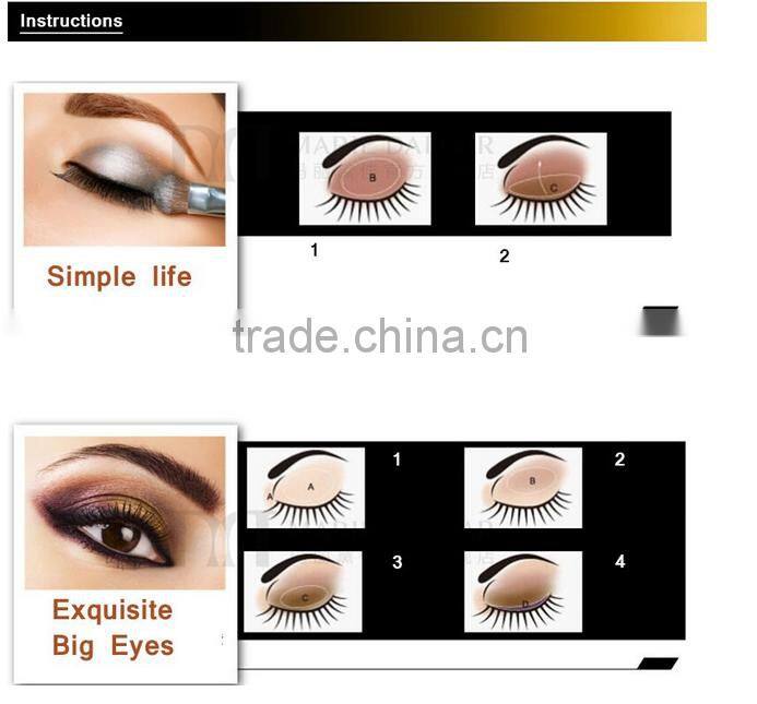 Miss Rose 3D Charm Wet 48 colors Makeup Eyeshadow Palette Set, Professional Cosmetics Naked Eye Shadow With Matte Glitter