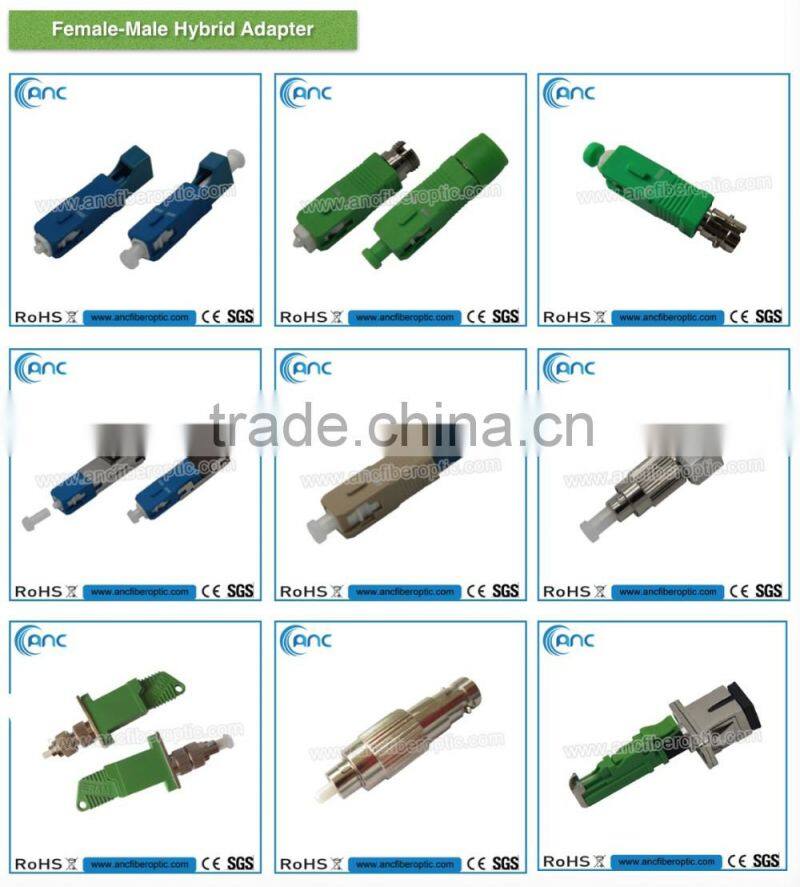 Manufacturer MM SMA Male-ST Female Fiber Optic Adapter