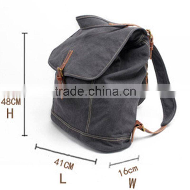 Searrco Bag RS22101 Super hot vintage canvas promotional backpack promotional backpack manufacturer