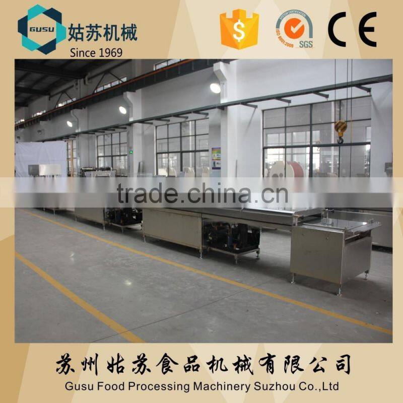 Automatic chocolate pies coating machine wholesale 86-18662218656