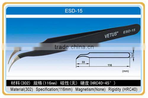 Stainless Cleanroom Lab ESD Tweezer ST-series ,ESD-series,