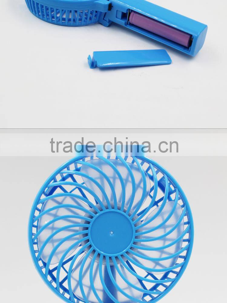 Usb Table Rechargeable Mini Fan with Led Lights