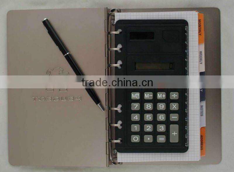 Aluminum notebook with pen