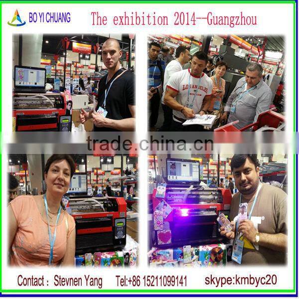 Factory cost a3 color cheap wood glass metal printer