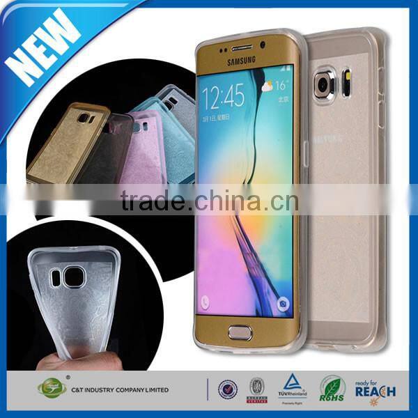 C&T Clear Transparent Flexible Gel Ultra Thin TPU Cases Covers For Samsung Galaxy S7 Edge