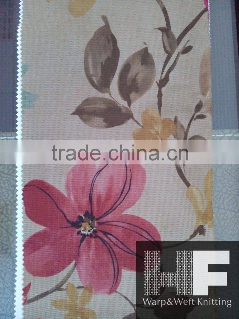 ZJHF-F46 imitaiton super soft embossed printed velvet bonded TC for sofa fabric