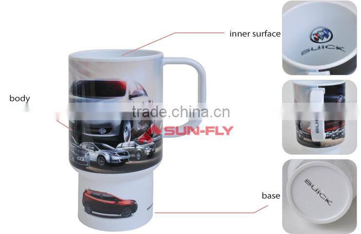 Polymer Travel Mug,blank sublimation plastic cup,custom mug,logo printing cup
