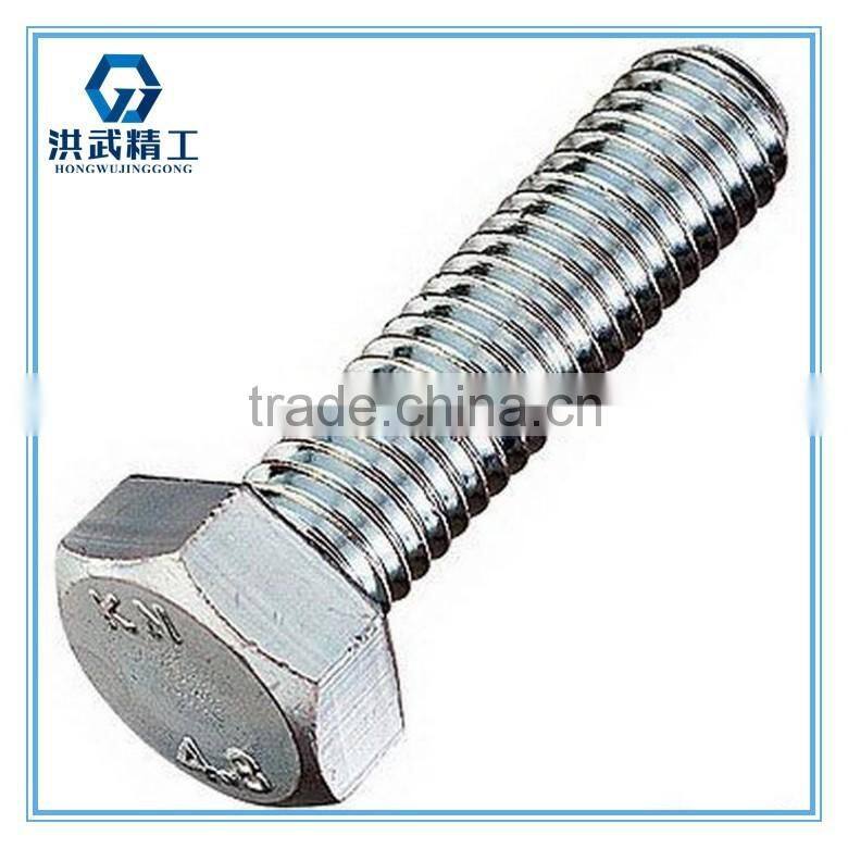 Large hex bolts for structural bolting with large width across flats - short thread