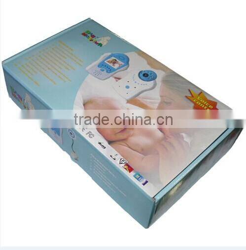 Flower Design 1.5 inch TFT LCD 2.4G Wireless Baby Monitor Night Vision pixels 628 X 582 (PAL) AV Out