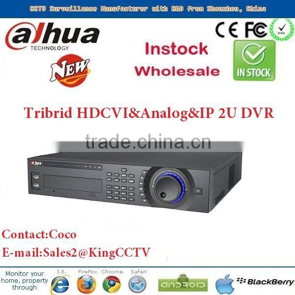 16 channel 1080p realtime embedded HCVR7816S high quality tribrid HDCVI&Analog&IP dahua 2U 16ch HDCVI DVR