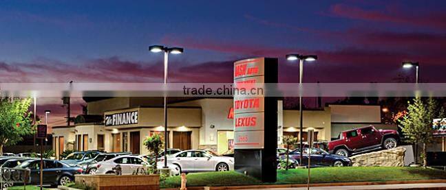 DLC ETL High lumen 300W led parking garage luminaires for car dealership