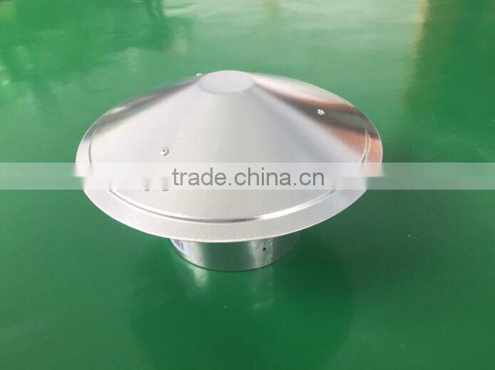Galvanized Steel Dome Cap Mushroom Vent Cap Round Roof Cowl