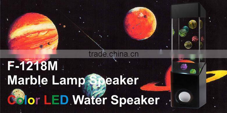 F-1218M Led Dancing Water Speaker with Marble Dancing while Clipping or Music Beats
