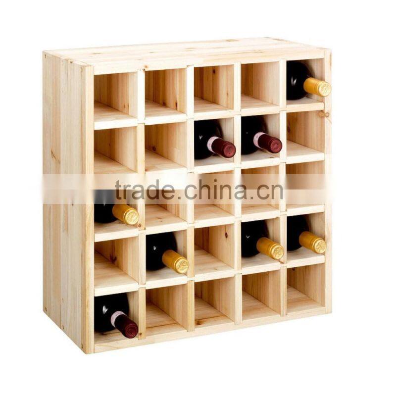 Handmade Wooden Wine Rack/ Wine Bottle Display Rack