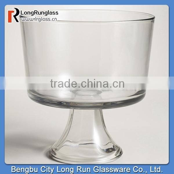 LongRun China New Products Glass Cake Stand for Special Event Fancy Glass Tableware with OEM Design