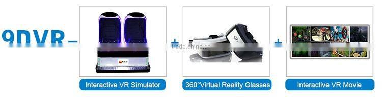 3D Glasses Virtual Reality 1-3 seats egg 9D Cinema equipment 9dvr