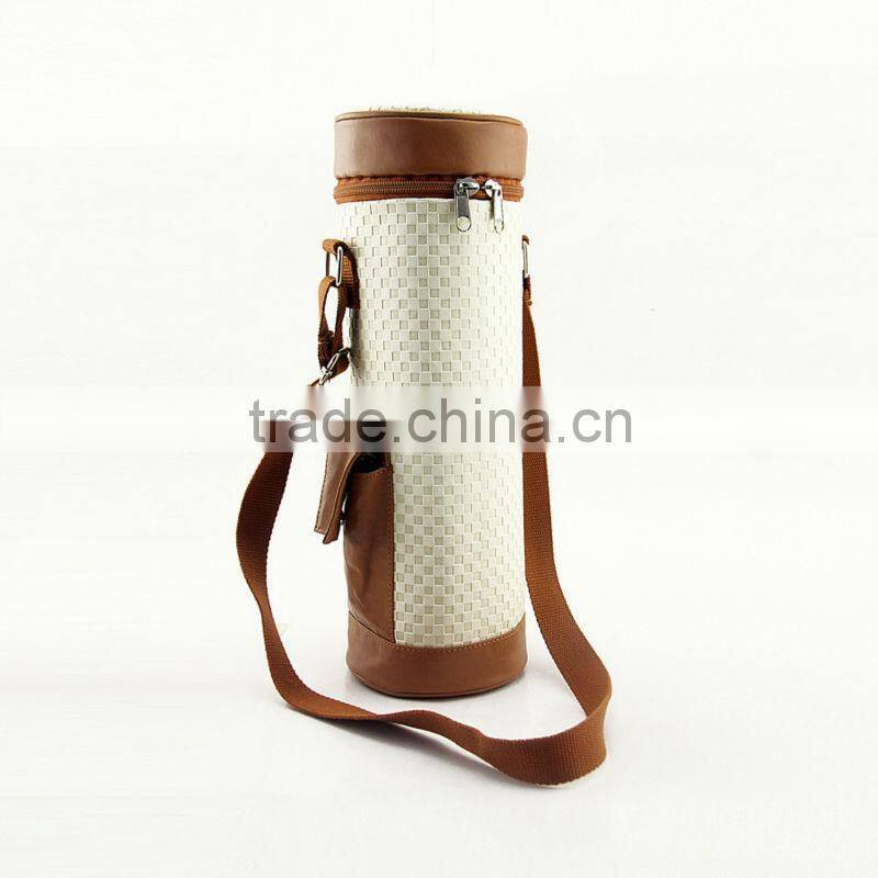 Wholesale Leather Red Wine Bag for Gifts