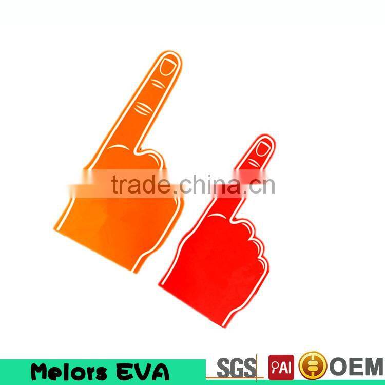 Melors hot sale customized event fans glove EVA Foam Hand/foam hand for fans