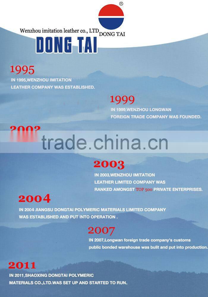 Leader enterprises artificial fashion leather Free samples
