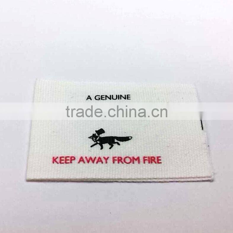 Printed Main Label For Garments